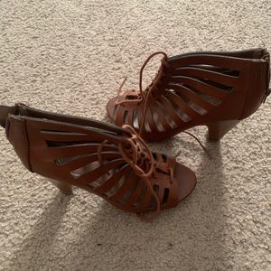 Brown gladiator sandal